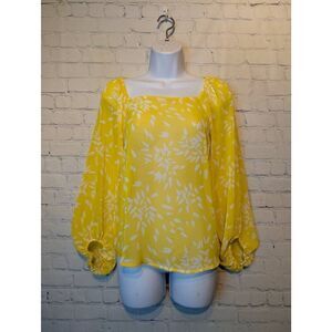 A New Day new loose fitting sheer blouse medium